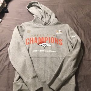 Unisex Broncos Super Bowl 50 Nike hoodie